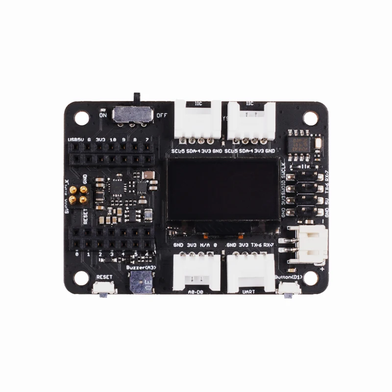 Seeed XIAO Expansion Board Base with Grove OLED Display IIC Uart Analog Digital SWD Debug, Quick Prototyping, Circuit Python