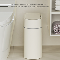 9L Smart Trash Can Intelligent Sensor Large Capacity Kitchen Living Room Bathroom Automatic Electric Narrow Slit Paper Basket