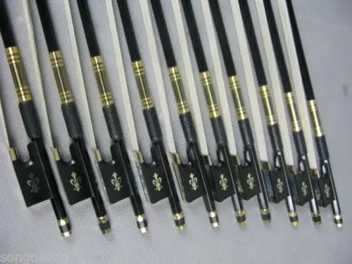 10pcs of best master black Carbon fiber CELLO bow 4/4 #7204