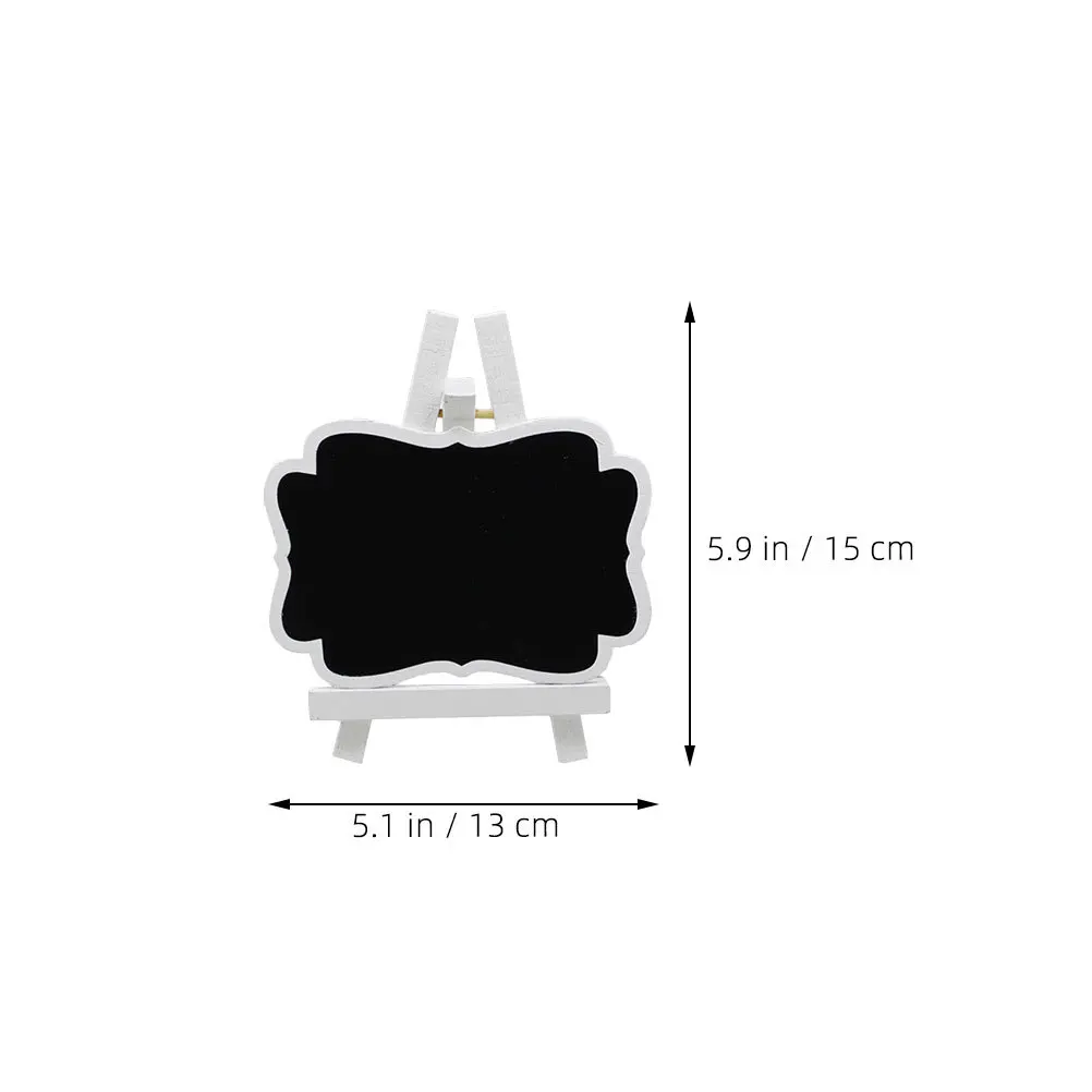 10 pçs mini quadros de madeira pequenos sinais de quadro reutilizável exibição de mesa festa buffet etiquetas de alimentos suprimentos de catering