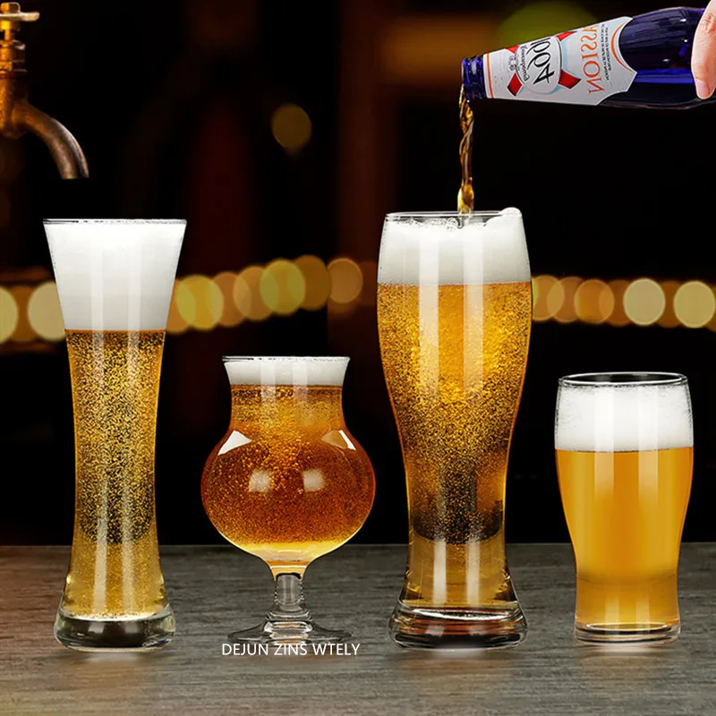 1PC 200-550ml Transparent Glas Tasse Runde Einfarbig Bier Tassen Milch Kaffee Hitzebeständige Wasser Tassen glas Becher Bar Drinkwar