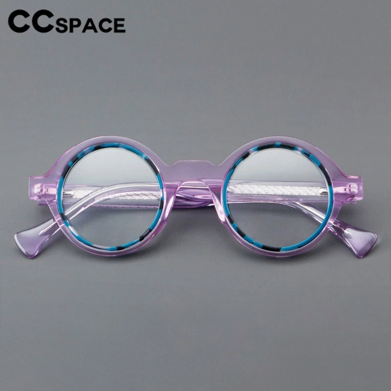 Round Acetate Photochromic Reading Glasses Top Quality Spring Hinge Resin Presbyopic Spectacles Customizable +50~+600 #301288