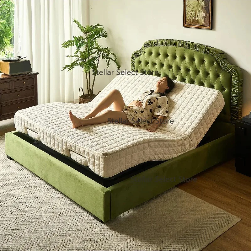 

electric bed and mattress combination, zero gravity multi-functional king bed mobile APP wireless remote control