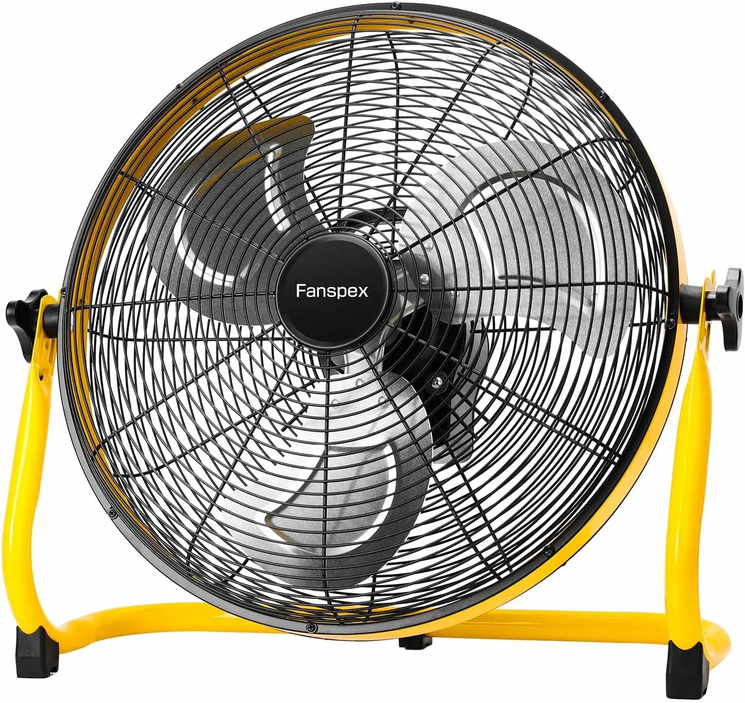 

18" High-Velocity Portable Battery Fan, 360° Tilt, Max 60H Working Time for Home Camping Gym Garage
