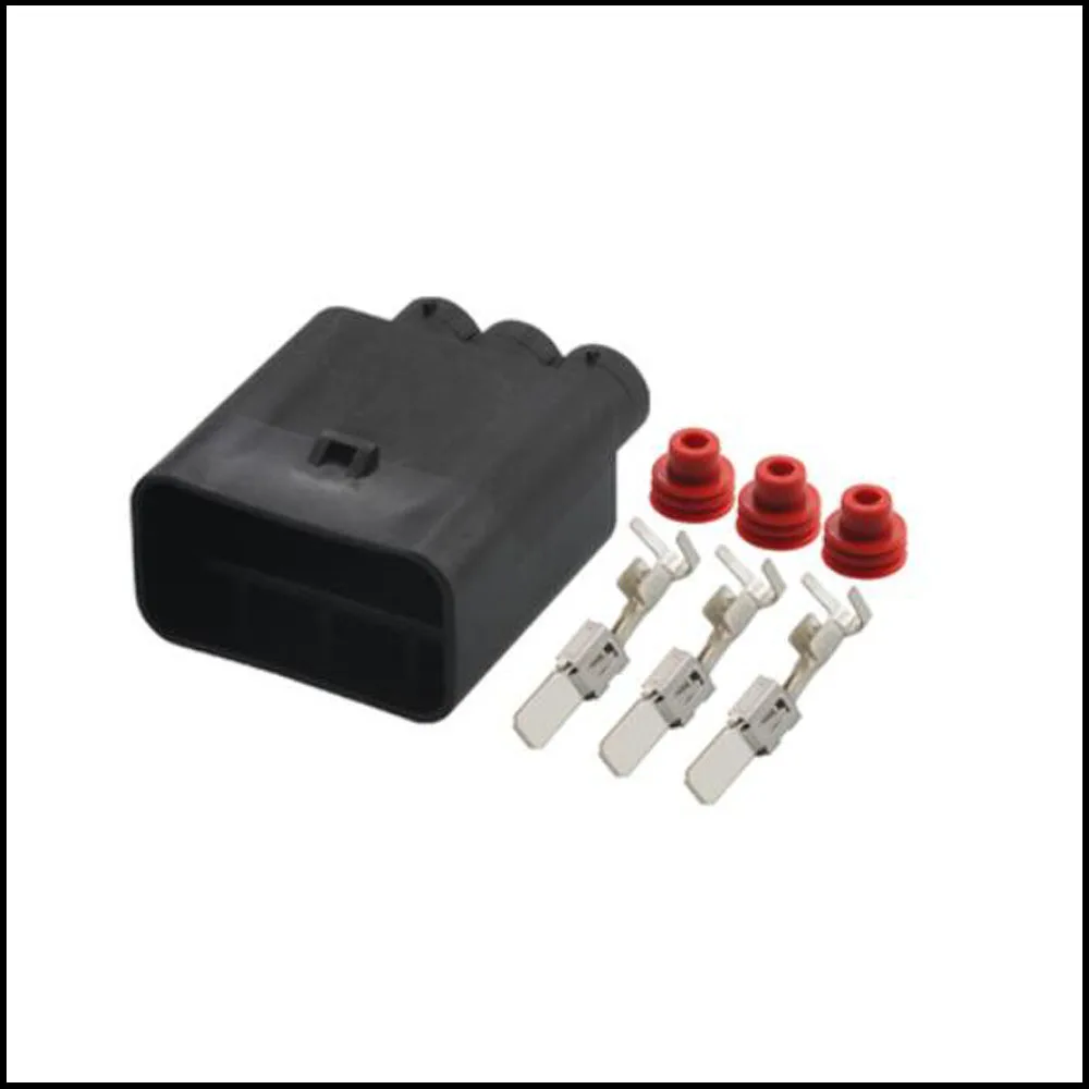 Imagem -02 - Conector de Cabo Impermeável Automático Plugue Automotivo Soquete Masculino Famoso Inclui Terminal Pinos 100conjunto 17432712