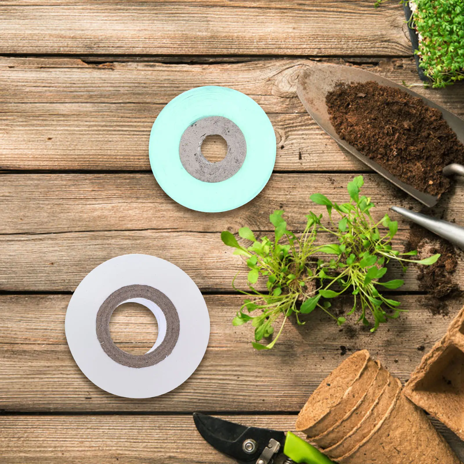 2 Rolls Self-Adhesive Stretchable Grafting Tape Premium Laminating Film for Fruit Trees Citrus Peach Floral Gardening