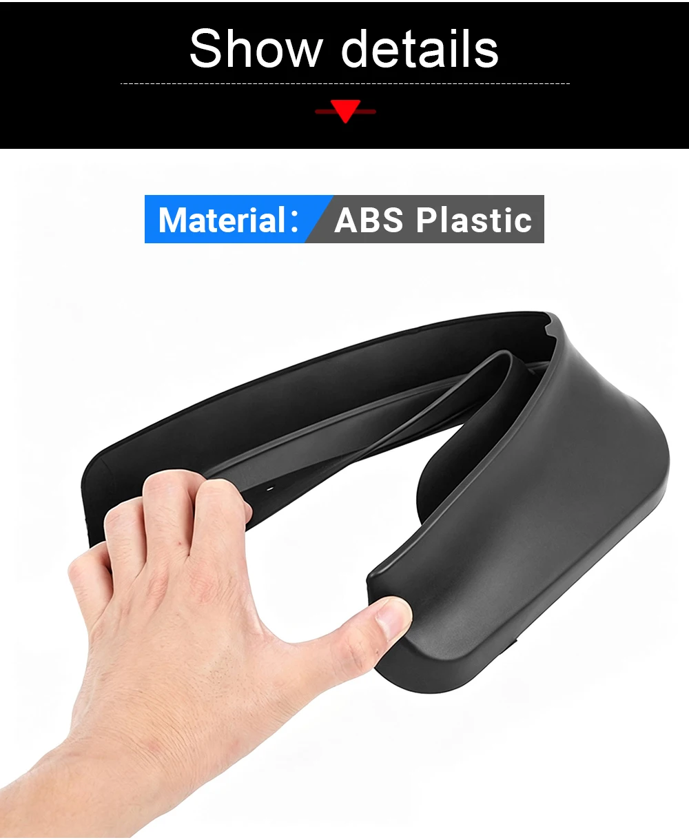 ABS Auto-Schmutzfänger Kotflügel Spritzschutz Schmutzschutzblenden für Xpeng G6 2023 2024 2025 2026 Exterieur-Schutz Zubehör – Detail 4