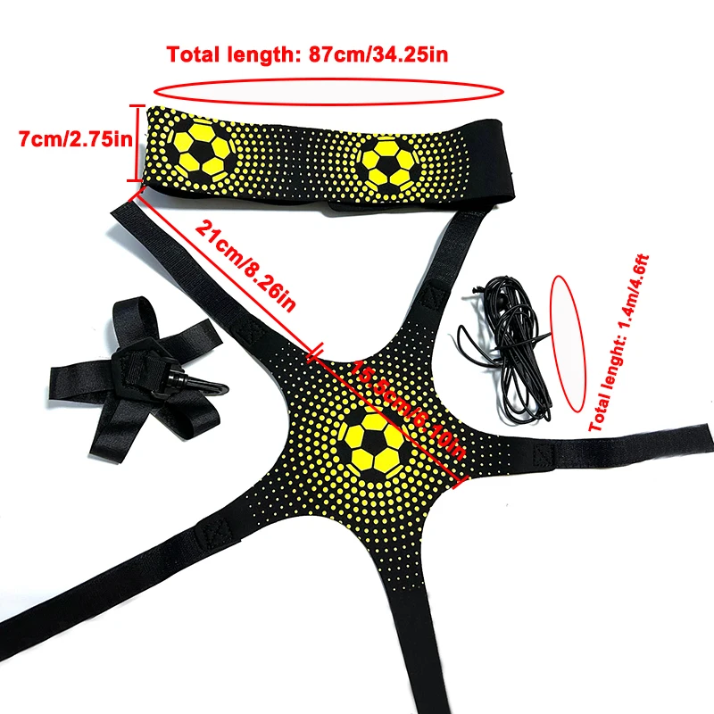 كرة القدم ركلة رمي منفردا ممارسة حزام خصر قابل للتعديل كرة القدم التحكم معدات التدريب تدريب الأطفال حزام مطاط