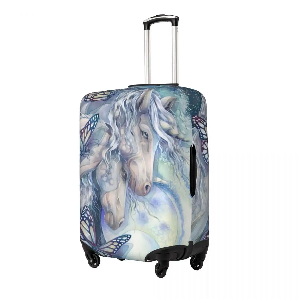 Horses Print Luggage Protective Dust Covers Elastic Waterproof 18-32inch Suitcase Cover Travel Accessories