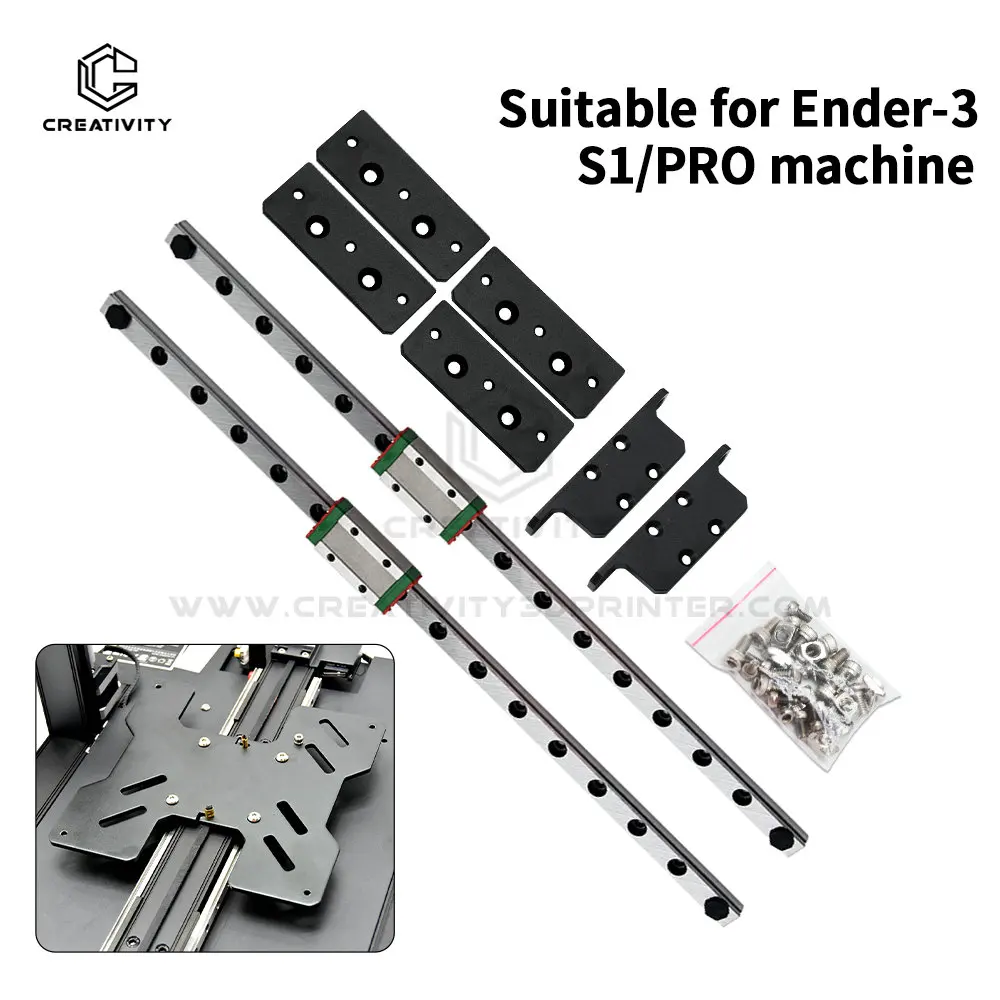 Ender 3 S1 Pro Y Axis Linear Rail Upgrade kit  315MM MGN9H Linear Rail for Ender-3 S1/S1 Pro 3D Printer Parts