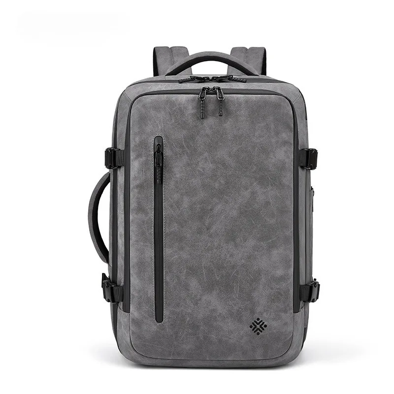 Vacuum Compression Travel Backpack Waterproof 16 Laptop Business Bag Expandable Luggage Backpack