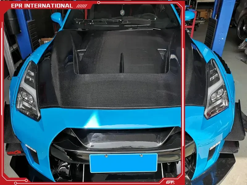 

Капот Nissan GTR R35 CBA DBA LBV2 Style передний