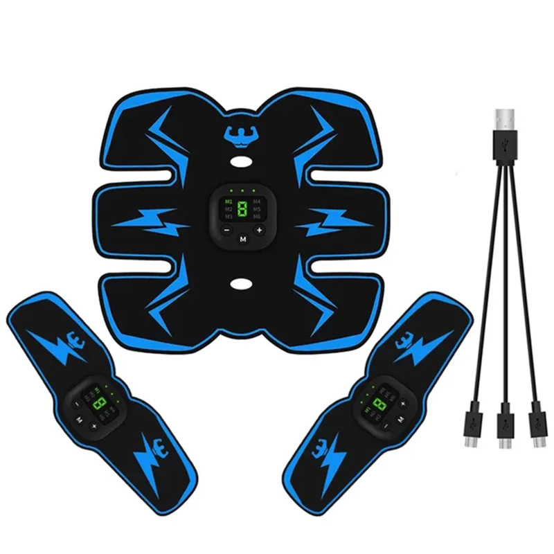 

Abdominal Muscle Trainer Abs Muscle Toner Body Slimming Massager For Abdomen Arm Leg Massage Unisex Home Fitness Equiment