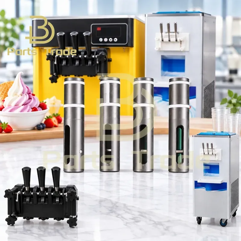 2 Side 1 Middle Valve Rod Ice Cream Maker Parts Discharge Piston For Soft Serve Machines Pay Attention To The Length