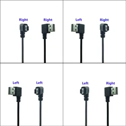 0.2m Mini USB Cable 90 Degree Right Angle to USB Type A for MP3 Bluetooth Speaker Charger Power Cable Usb Right Angled Cable