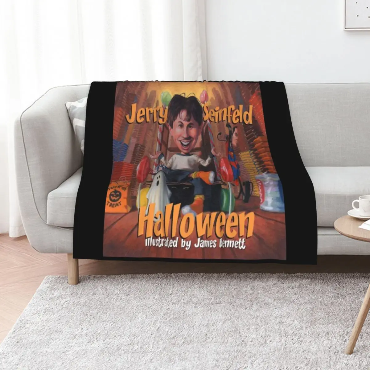 Jerry Seinfeld Halloween Kindle Edition Throw Blanket wednesday Bed covers for winter anime funny gift Blankets