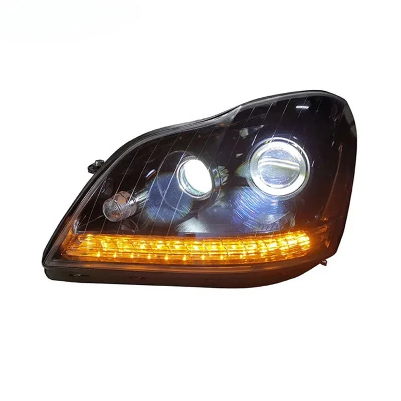 

Фара в сборе ML350 GL450, черная, с LED-подсветкой, для системы переднего освещения автомобиля W164