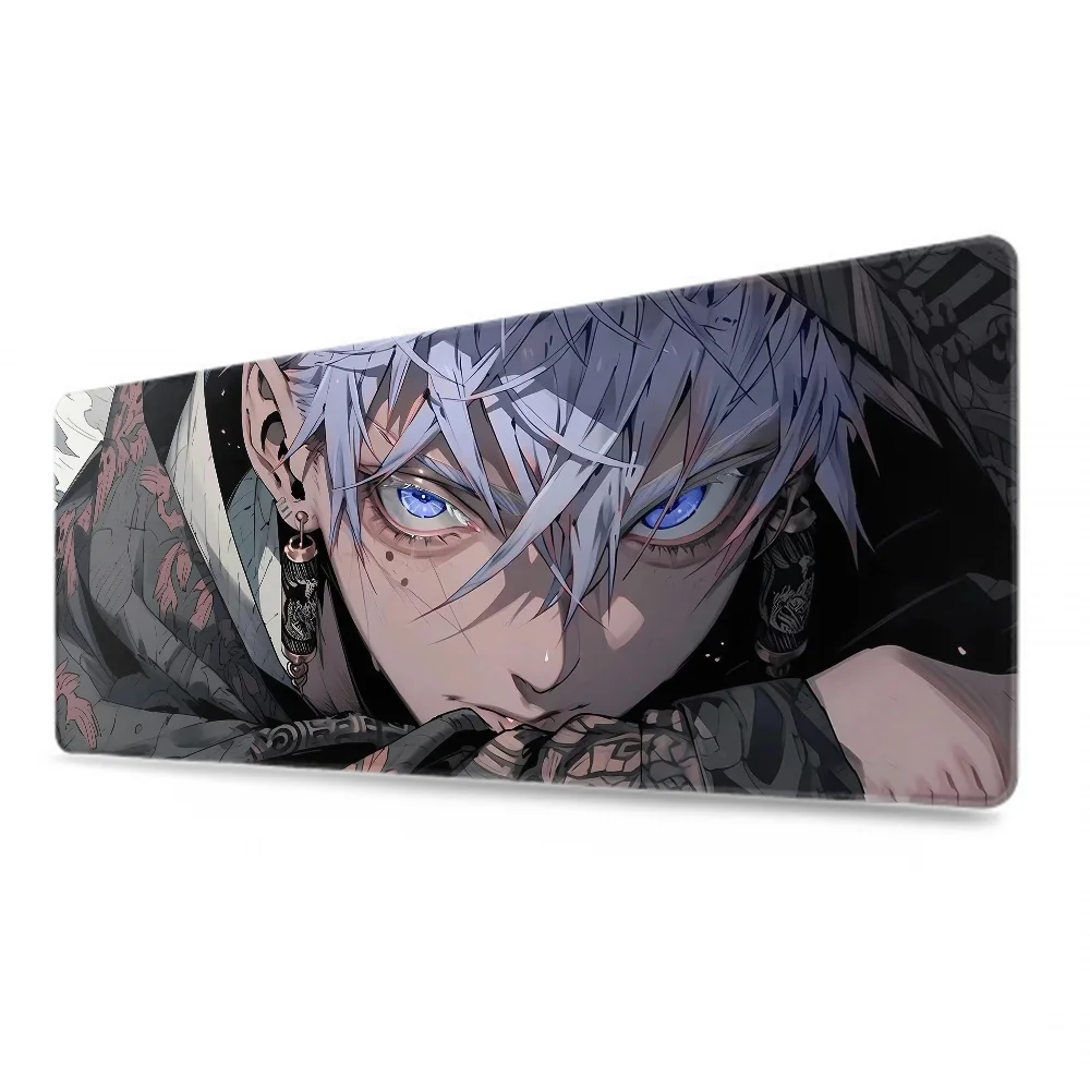 Satoru Gojo Mousepad Mouse Pad Extended Gaming Keyboard Mat Besar 90X40Cm XXL Gamer Mousepad