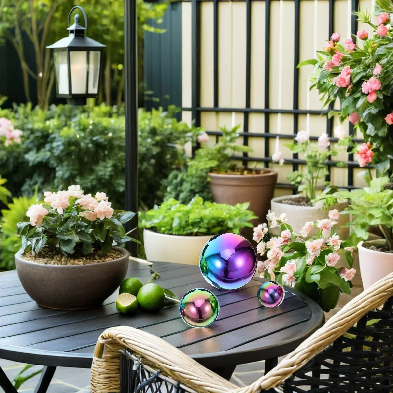 

6Pcs Stainless Steel Mirror Sphere Hollow Outdoor Reflective Garden Balls Elegant Gazing Globes Garden Globe Ornaments