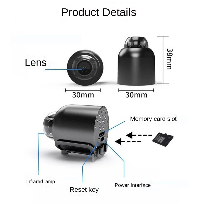 Nova câmera x5 sem fio 1080p vigilância de segurança vídeo cam visão noturna detecção movimento filmadora cam monitor casa inteligente