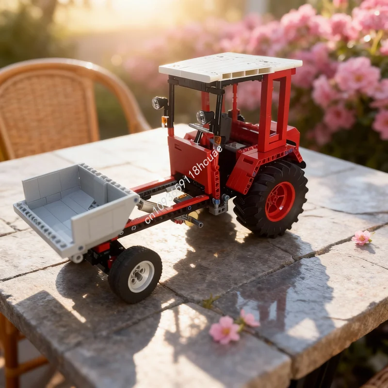 925 個 MOC T トラクター技術エキスパートビルダーモデルビルディングブロック建築おもちゃ DIY アイデアクリエイティブクリスマスギフト教育