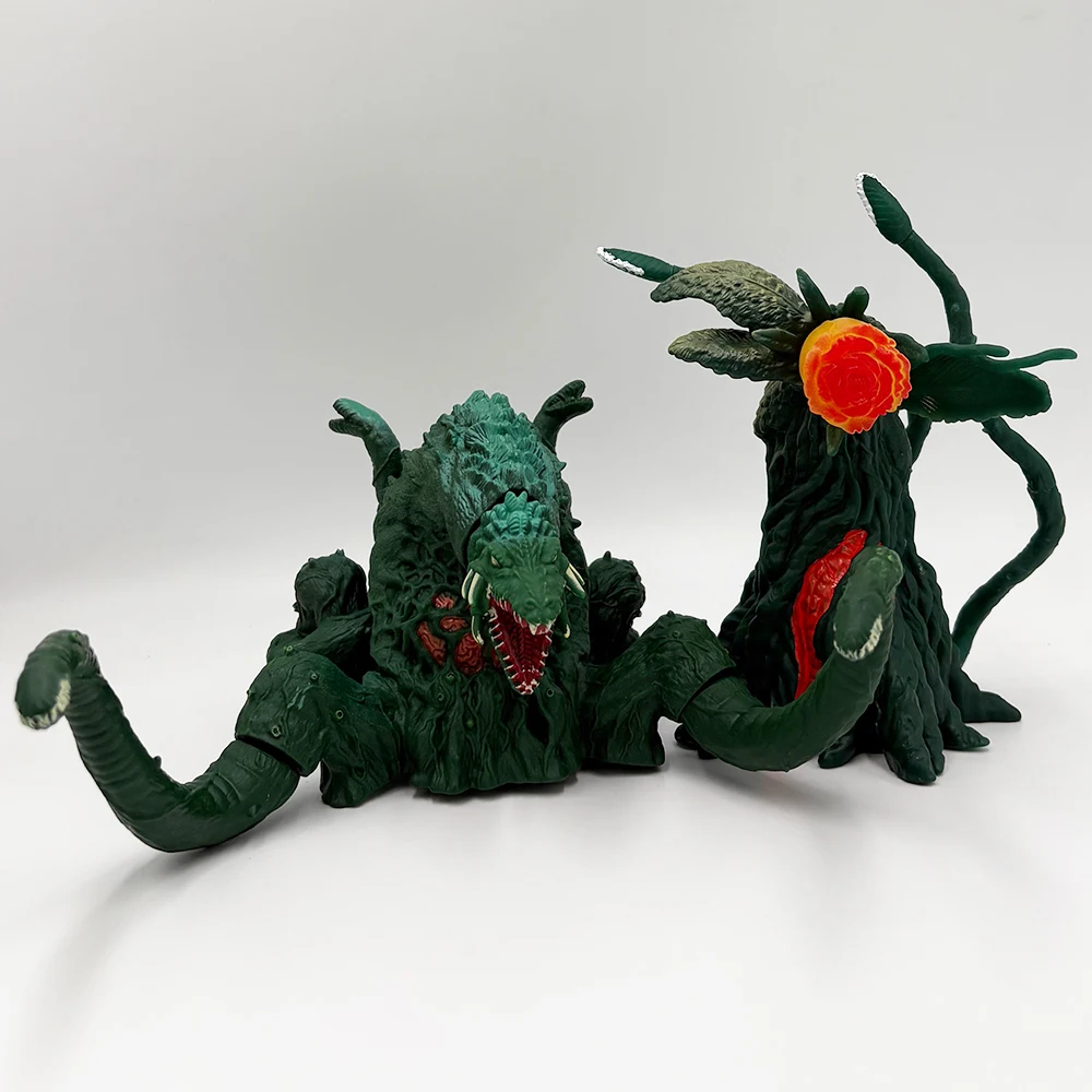 Godzilla Biollante أنيمي تمثال وحوش المفاصل المنقولة الديناصورات البلاستيكية عمل الشكل جمع لعبة مجسمة الأولاد هدية