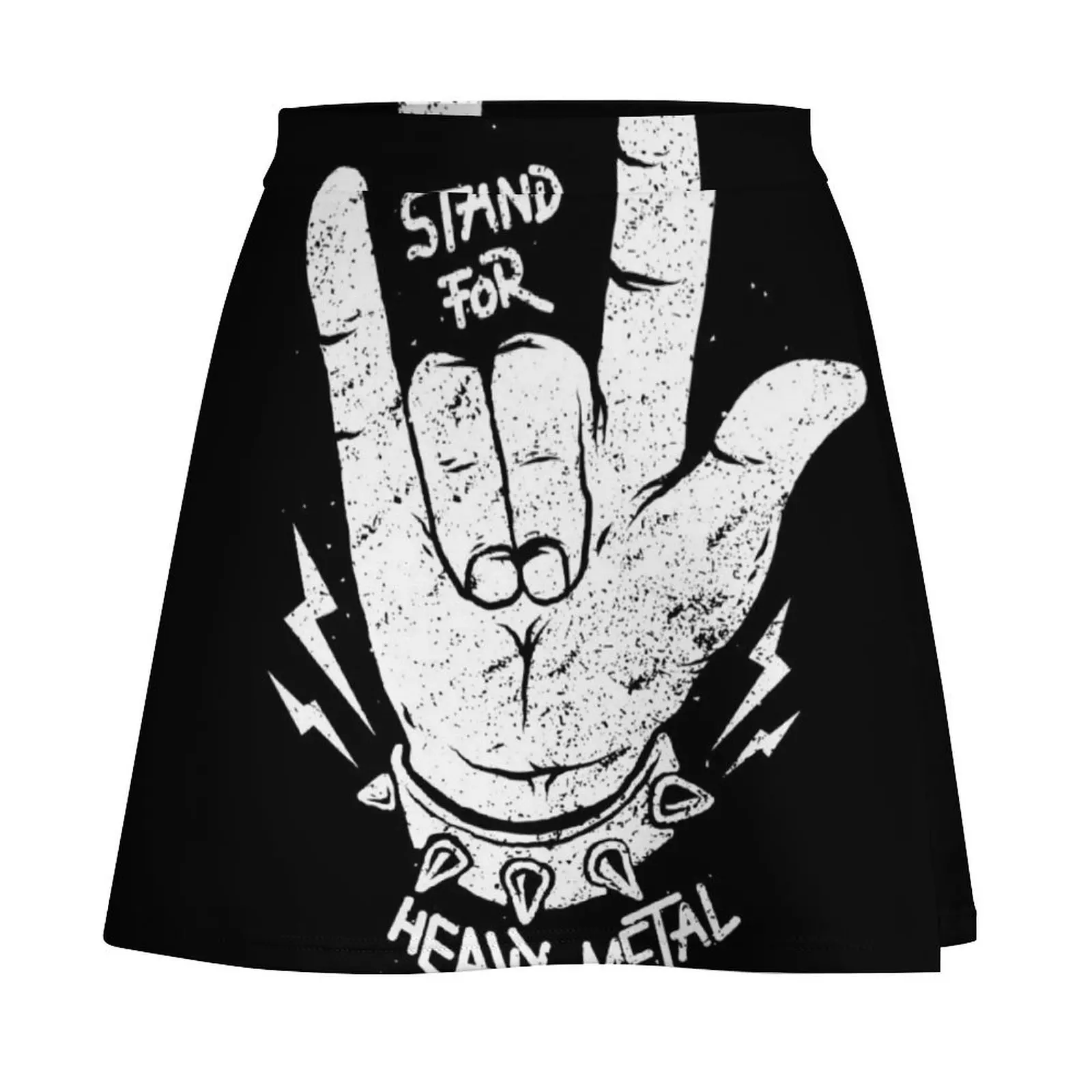Stand for Heavy Metal Mini Skirt japanese style night club women Mini Skirt