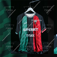 25_26 GKS Tychy Football Jersey Polish Football Football Match Tshirt Summer Men Sports Short Sleeve Special Football Kit