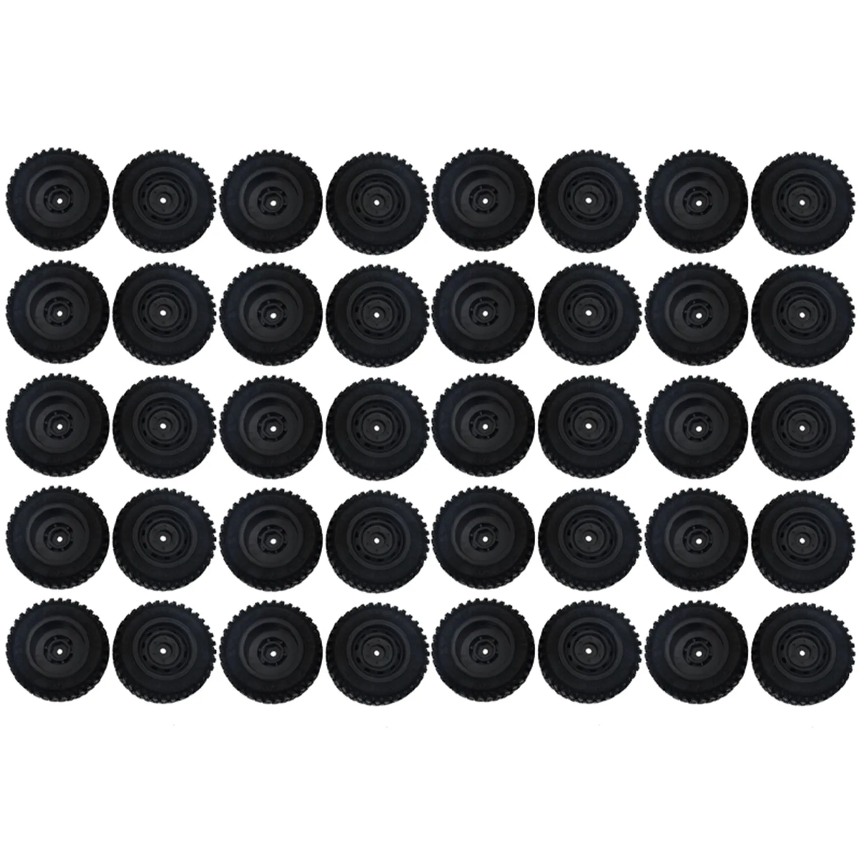 FBIL-40Pcs Rubber Wheel Tire Tyre Set For MN86 1/12 RC Car DIY Upgrade Spare Parts Accessories