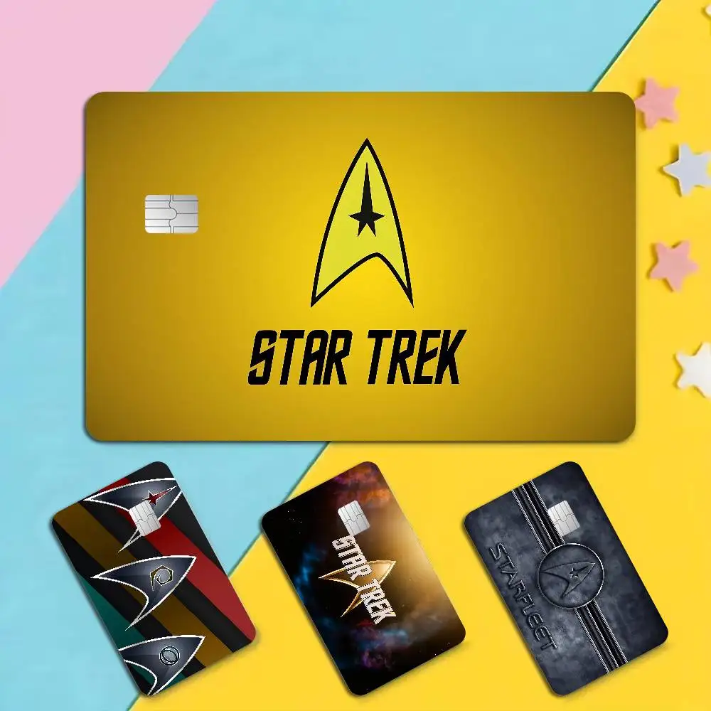 S-Star T-Trek Game Anime Sticker Film Skin Cover Case for Small Large No Chip Debit Credit Card Front Side view 2