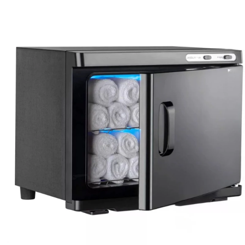 Salon beauty shop high temperature hot compress steam wet towel heating disinfection cabinet small hot towel machine