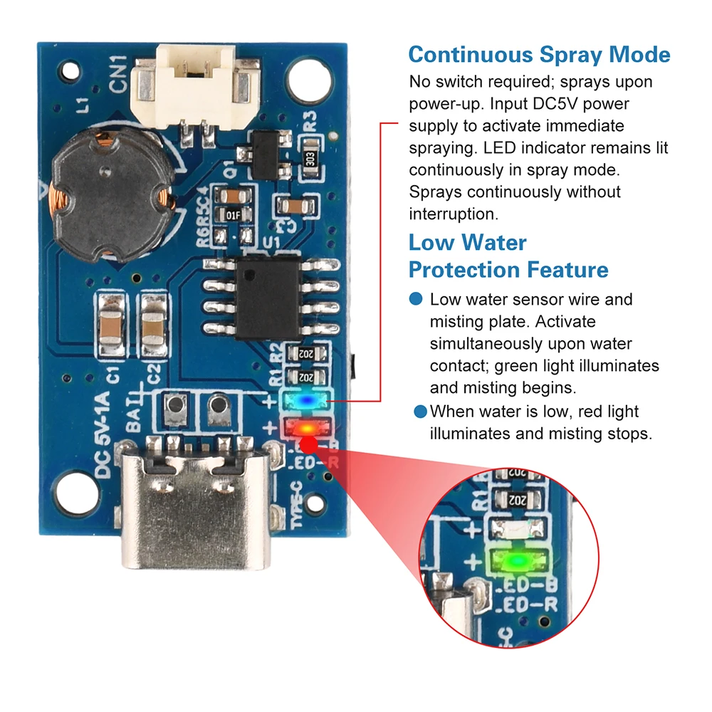 Dc 5V Ultrasonic Hu…