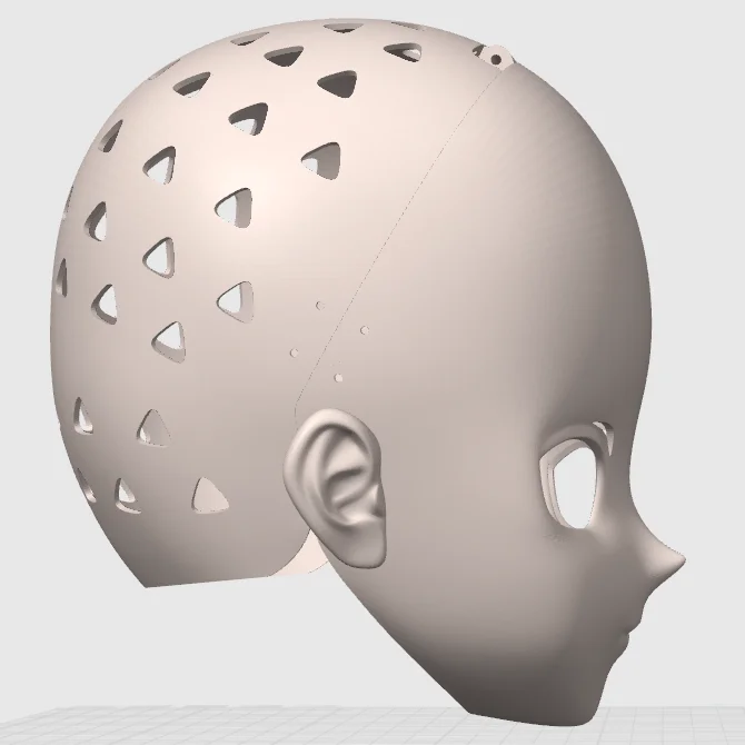 Customize Character Small Cat Kigurumi Half Head with Lock Anime Cosplay Kig Mask Costumes Accessories 3D Head Shell Prop