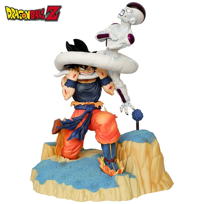 

27cm Pvc Dragon Ball Z Namek Figure Son Goku Bite Frieza Figurine Anime Action Figures Gk Statue Collection Model Toys Gifts