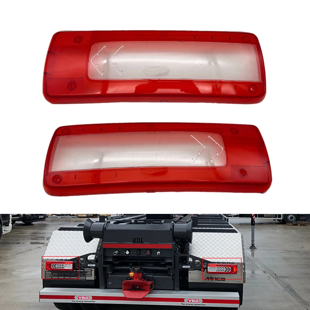 1pc esquerda/direita caminhão led cauda lâmpada lente capa para volvo caminhão fmx 500 fh12 fm12 fh16 82483074 82483073 21735299