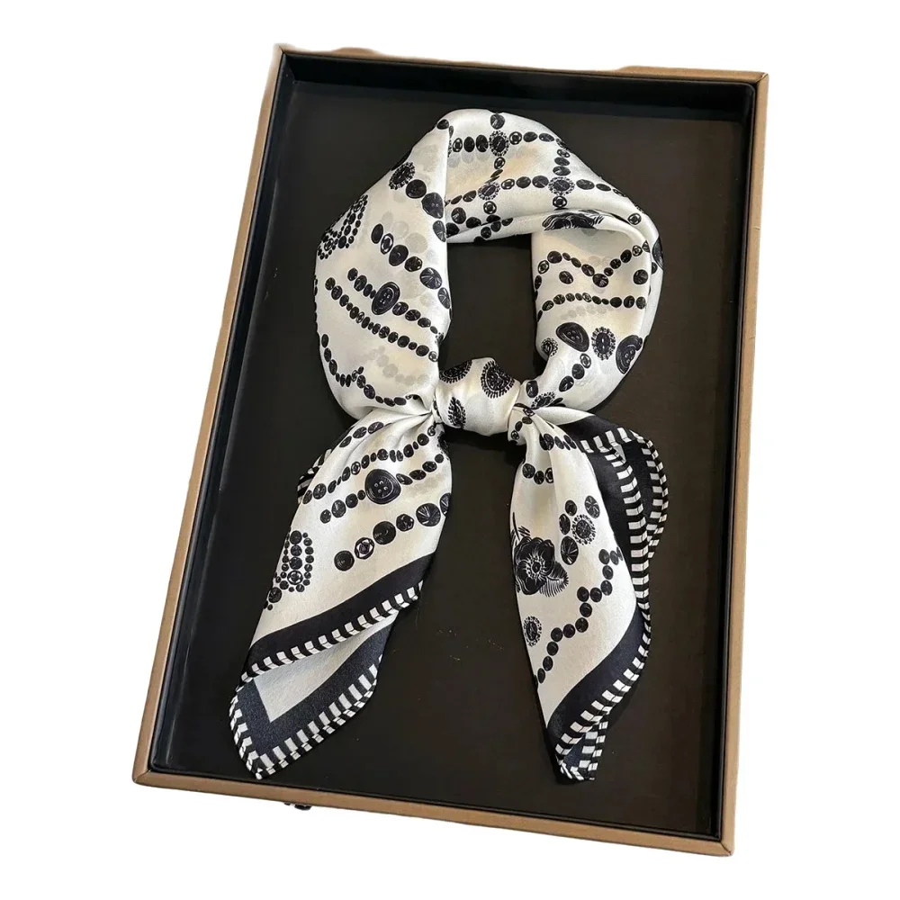 

100% Natural Silk Scarf Women Foulard Female Shawl Wrap High Quality Square Neckerchief for Lady Hijab Bandana Scarves bufandas