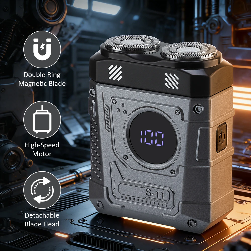 barbeador-eletrico-inteligente-domestico-mini-com-display-digital-lamina-dupla-recarregavel-e-potente-aparador-de-barba