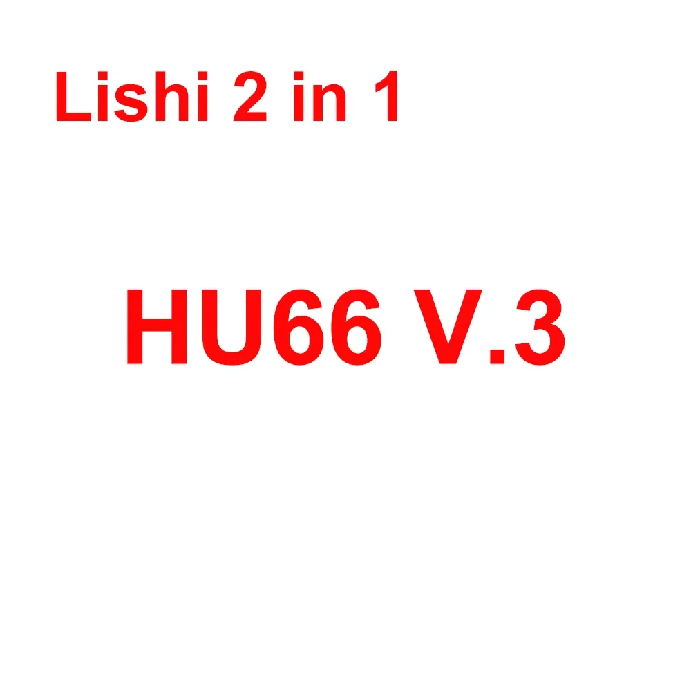 Lishi 2 in 1 decoder HU66 V3 Ign/Dr/Bt Lishi HU66 2 in 1tool For Audi for Ford for Seat for Porsche for Skoda