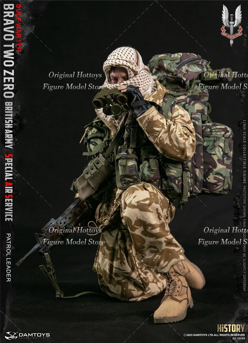 DAMTOYS 78098 1/6 Scale Men Soldier B20 British Army Special Air Service Patrol Leader Full Set 12-inches Action Figure Doll