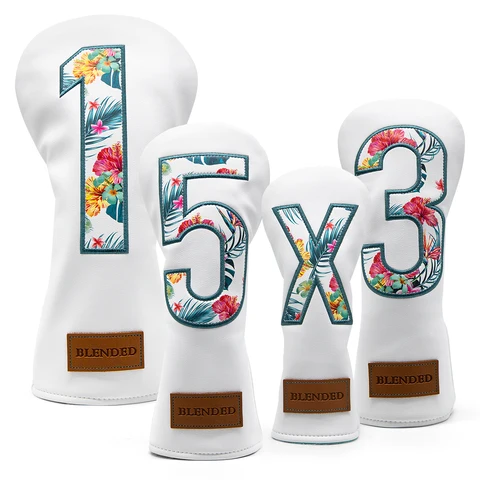 Vintage floral headcovers