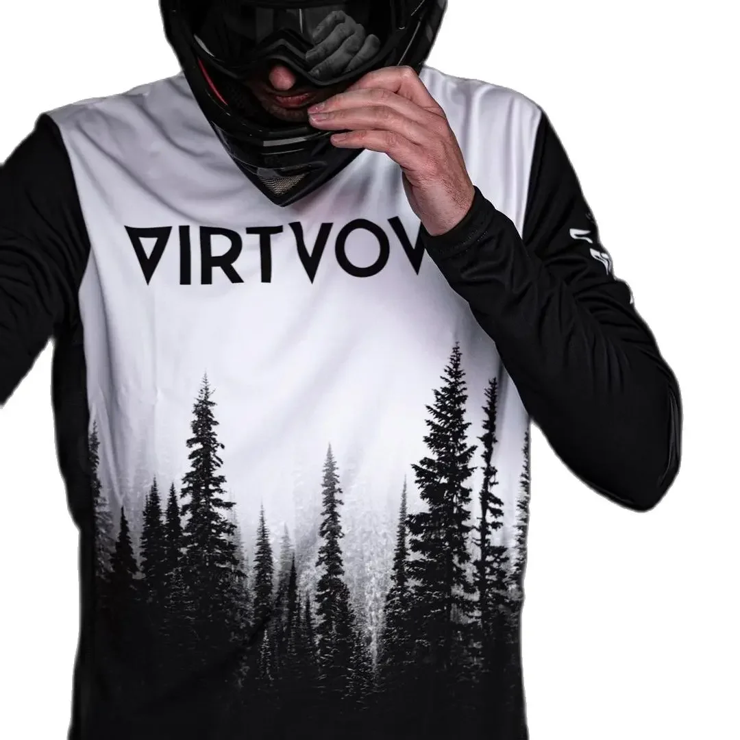 VIRTUOUS VRTS CRUZ MTB Motocross Jersey Bicycle BMX Mountain Downhill Bike Enduro Racing Shirts Cycling Jerseys DH Offroad 2022