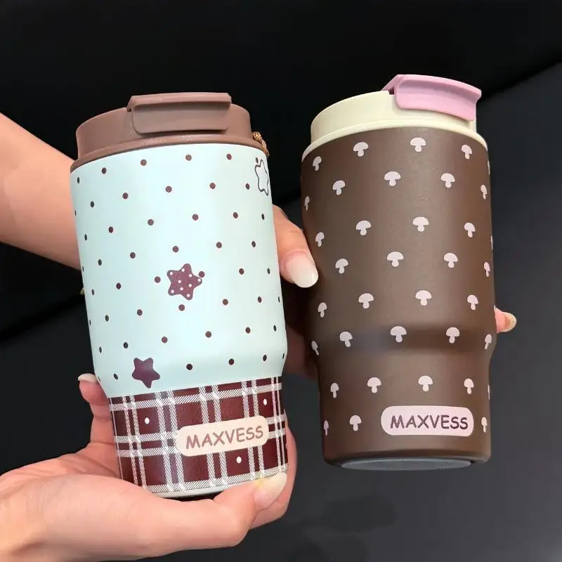 500ml Portable Mini Insulated Coffee Cup Stylish High Value Stainless Steel 316 Water Bottle Modern Simple Design Business Gift