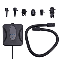 Paddle Board Pump 20PSI High Pressure Electric Air Compressor Pump Inflation Pump with 6 Nozzles for Surfboard Board