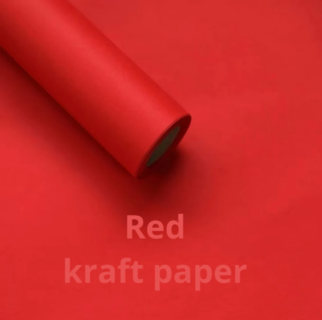 Red Kraft paper transportation, gift cushioning packaging, collision, water absorption, thermal insulation Etc