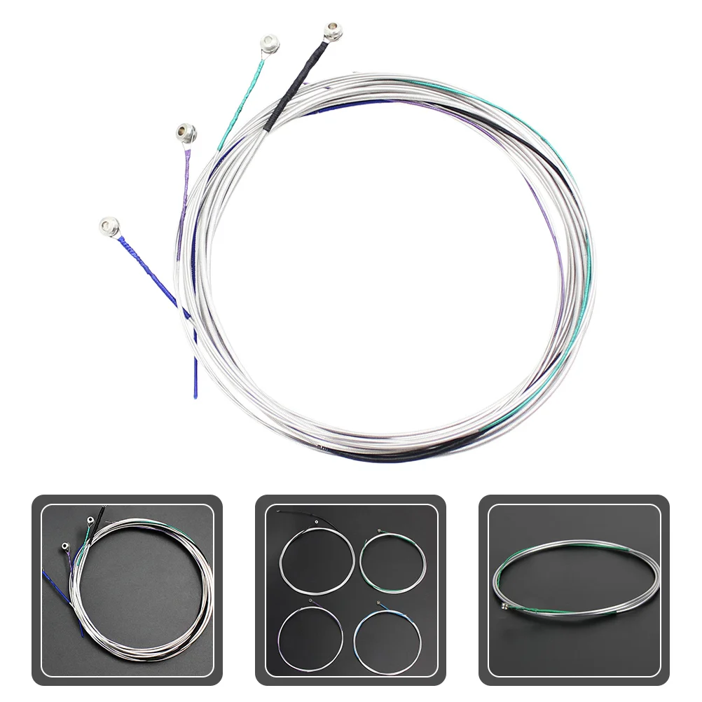 

1 set 1 Set Of Durable Violoncello Strings Cello Accessories Replacement Metal String 4-String Set Bright Tone Standard Tension