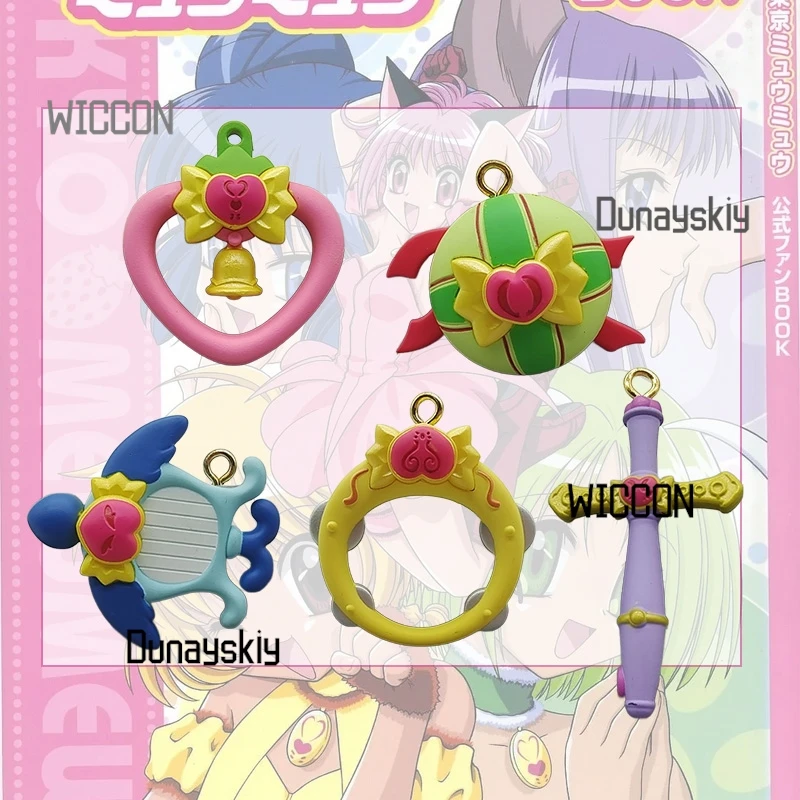 

To Mew Mew kyo Transformation Accessories - Strawberry Bell Mint Arrow Charms Halloween Graduation Summer Anime Decor tokyo