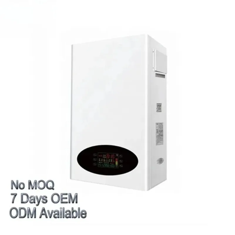 8kw CE Intelligent Wall Mounted LED Display WiFi Control Underfloor Home Central Heating System Electric Combi Boiler