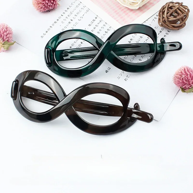 Geléia grande cruz tubarão grampo de cabelo para mulheres, massa frita, plástico, claro, geométrico, elegante garra, caranguejo, grosso, menina, verão