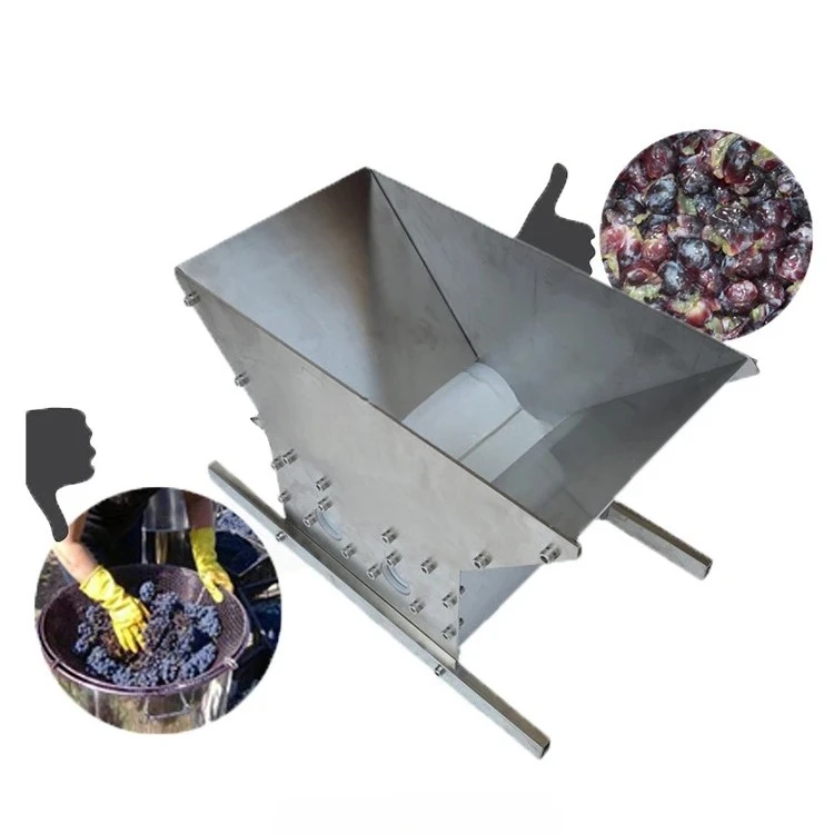 

Grape Stemming Machine Fresh Grape Crusher Machine Stainless Steel Fresh Grape Stem Stalk Removal Crusher Machine