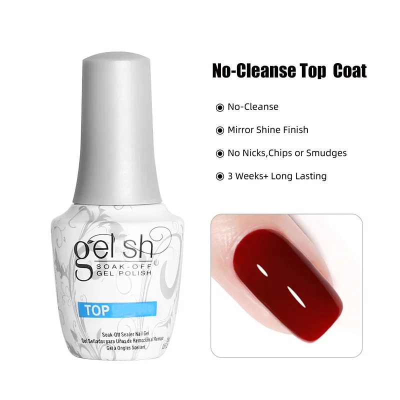 Esmalte de uñas de Gel UV, capa Base transparente, No limpia la capa superior, imprimación de Arte de uñas, barniz UV semipermanente, 15mL